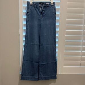 BCBGeneration Wide-Leg Jeans in Denim Blue